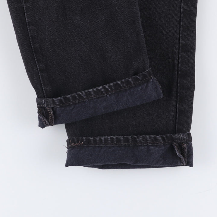 Levi's 501 Black Denim Straight Denim Pants for Men, W34 equivalent cotton black type Vintage Second Hand