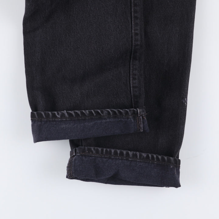 Levi's 501 Black Denim Straight Denim Pants for Men, W34 equivalent cotton black type Vintage Second Hand