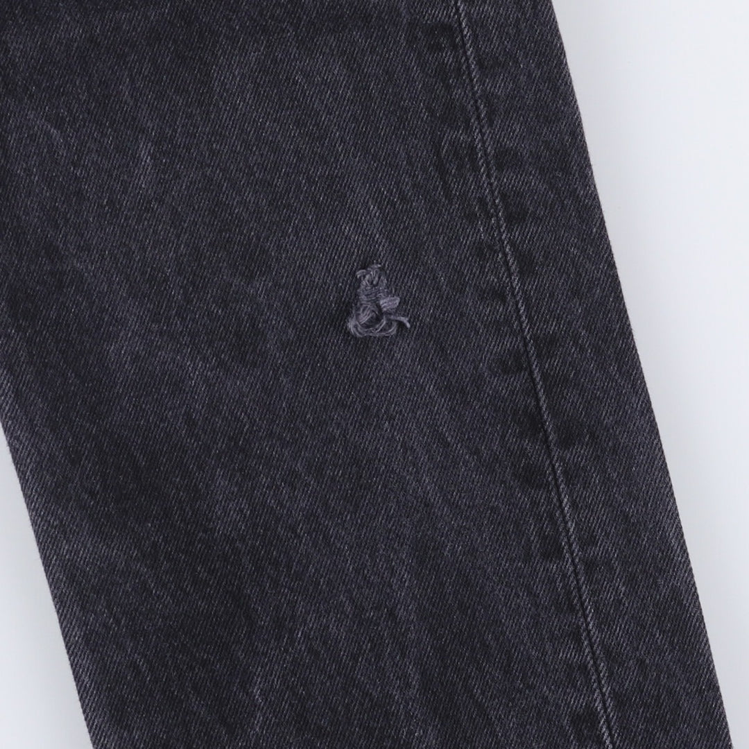 Levi's 501 Black Denim Straight Denim Pants Men's W31 equivalent cotton black type Vintage Second Hand