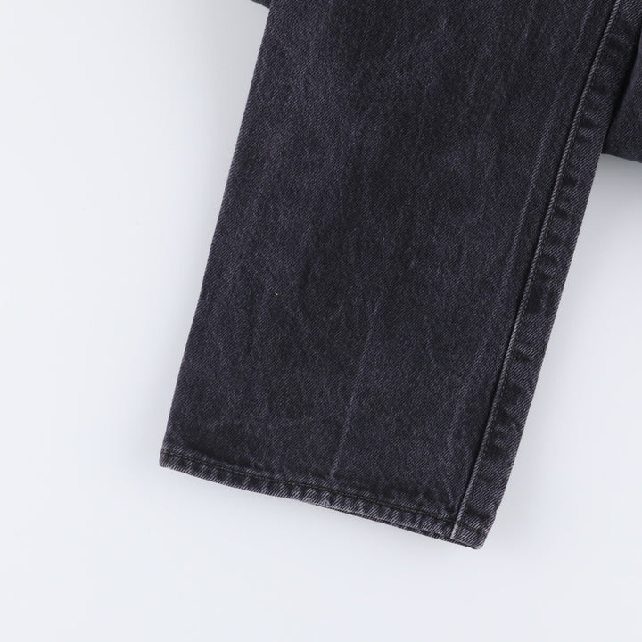 Levi's 501 Black Denim Straight Denim Pants Men's W31 equivalent cotton black type Vintage Second Hand