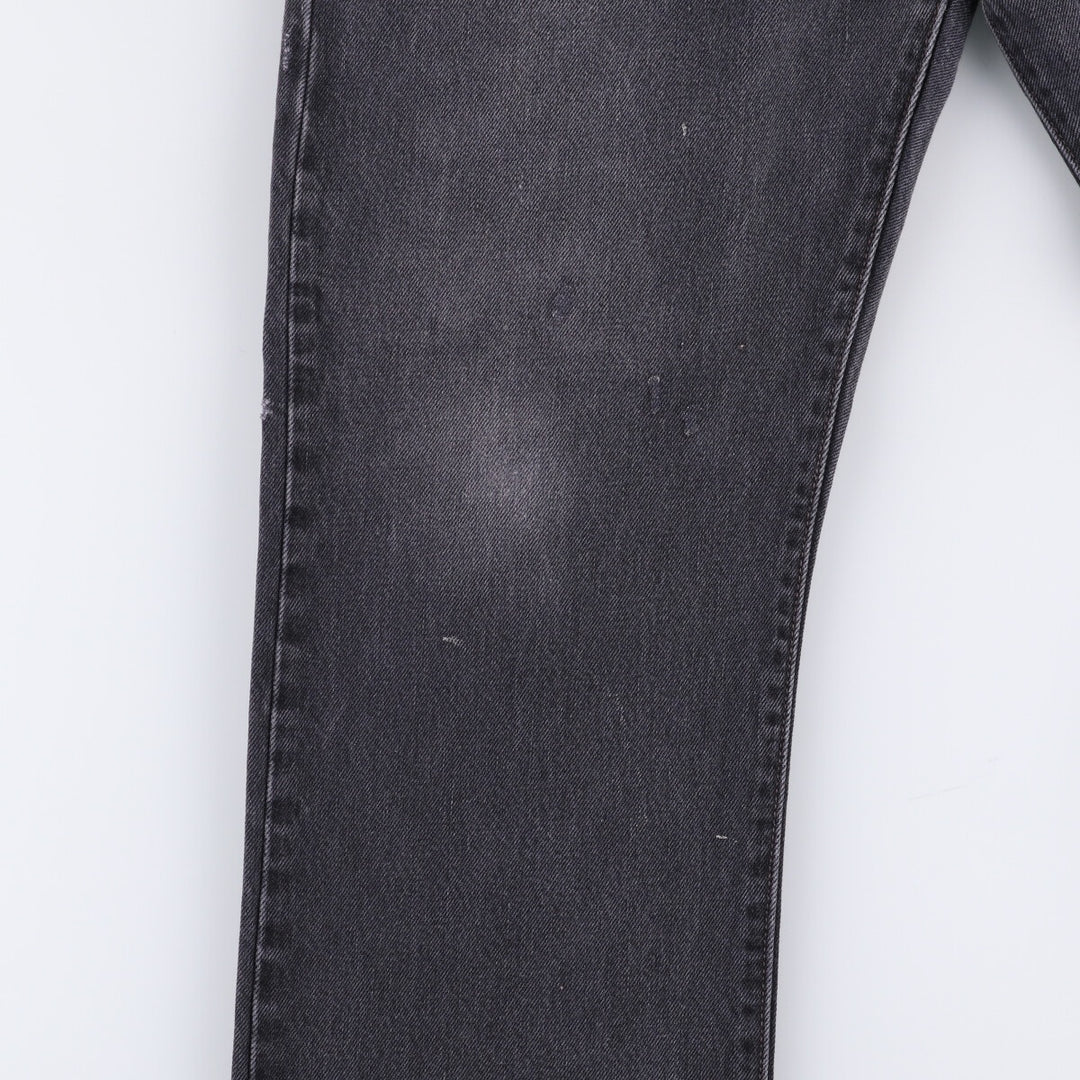 Levi's 501 Black Denim Straight Denim Pants for Men, W33 equivalent cotton black type Vintage Second Hand
