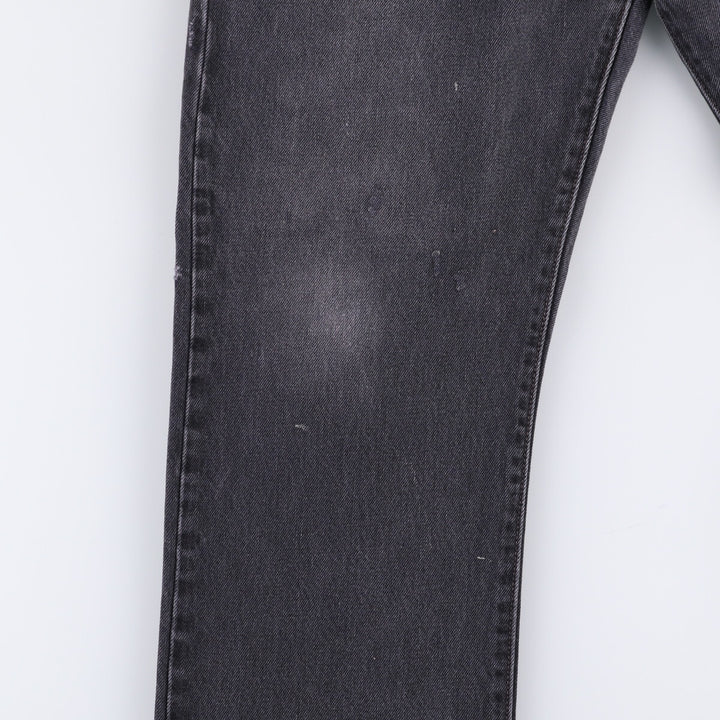 Levi's 501 Black Denim Straight Denim Pants for Men, W33 equivalent cotton black type Vintage Second Hand