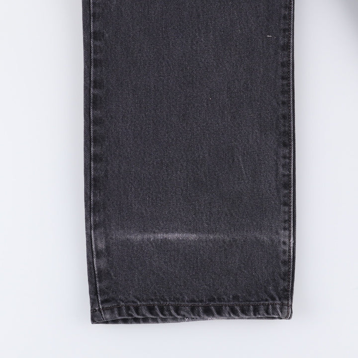 Levi's 501 Black Denim Straight Denim Pants for Men, W33 equivalent cotton black type Vintage Second Hand