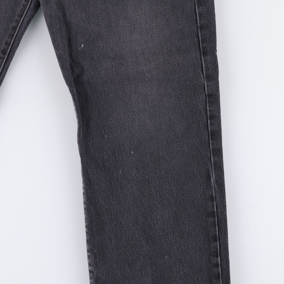 Levi's 501 Black Denim Straight Denim Pants for Men, W33 equivalent cotton black type Vintage Second Hand
