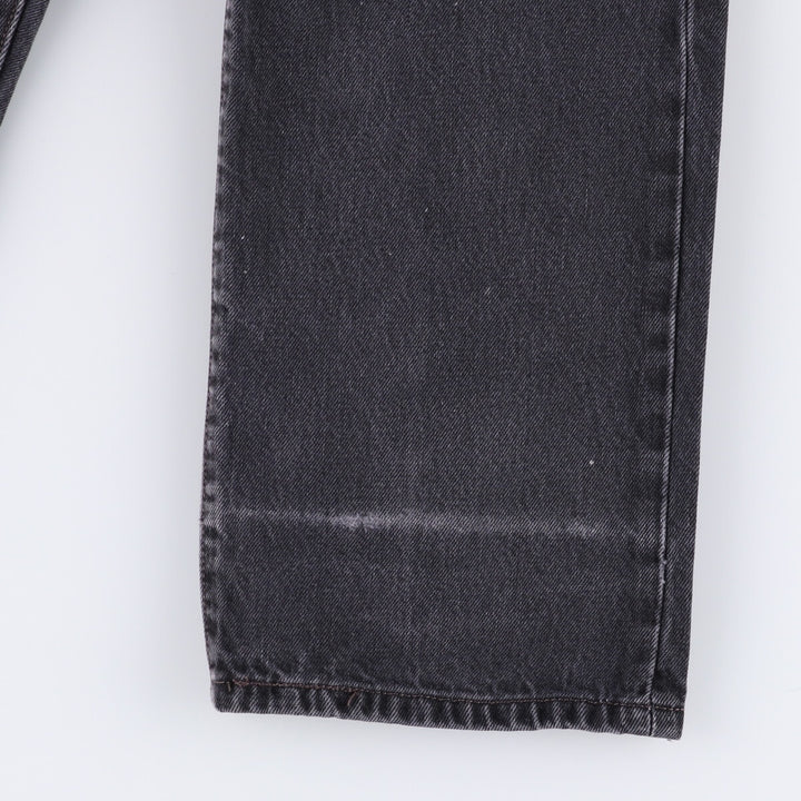 Levi's 501 Black Denim Straight Denim Pants for Men, W33 equivalent cotton black type Vintage Second Hand