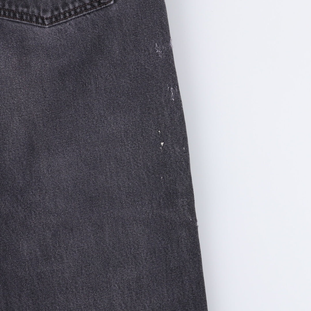Levi's 501 Black Denim Straight Denim Pants for Men, W33 equivalent cotton black type Vintage Second Hand