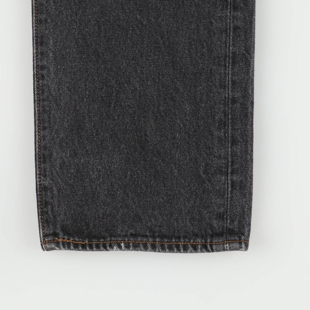 Levi's 501 Black Denim Straight Denim Pants Men's W31 equivalent cotton black type Vintage Second Hand