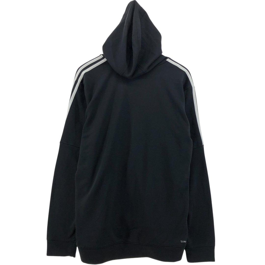 Adidas Sweat Full Zip Hoodie Men's XL polyester black type Vintage Second Hand