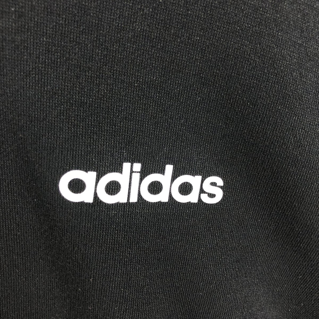 Adidas Sweat Full Zip Hoodie Men's XL polyester black type Vintage Second Hand