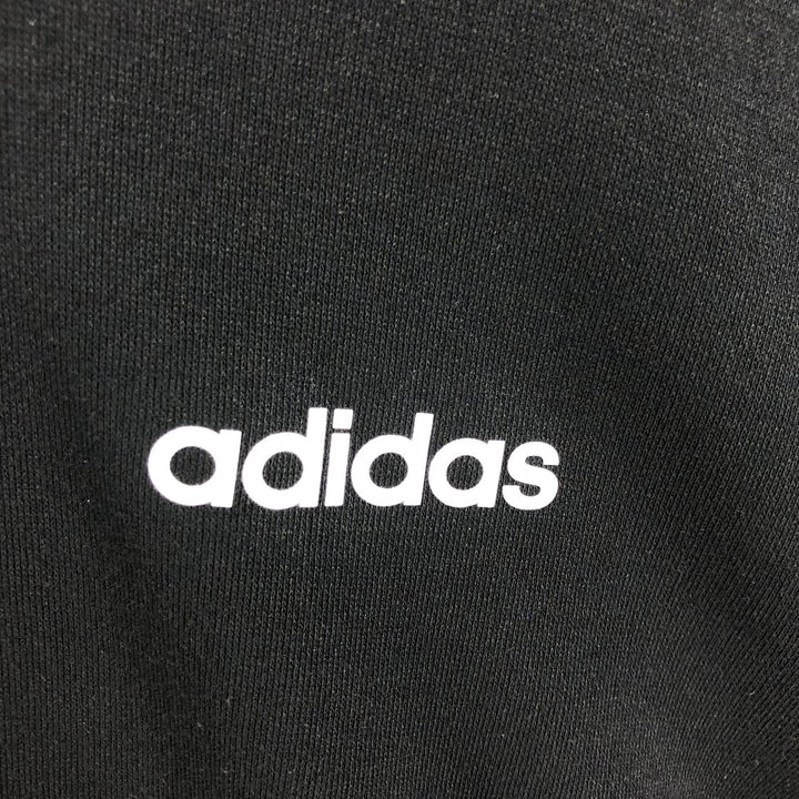 Adidas Sweat Full Zip Hoodie Men's XL polyester black type Vintage Second Hand