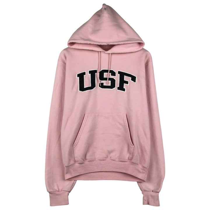 2000'S Champion Authentic Athletic Apparel College Pullover Hoodie, Men's Size Small cotton pink type Vintage Second Hand