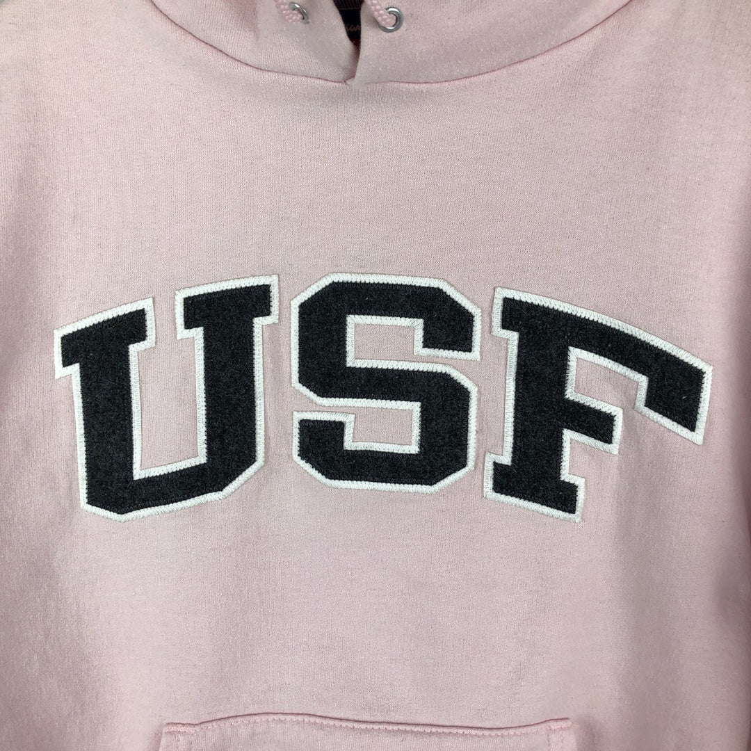 2000'S Champion Authentic Athletic Apparel College Pullover Hoodie, Men's Size Small cotton pink type Vintage Second Hand