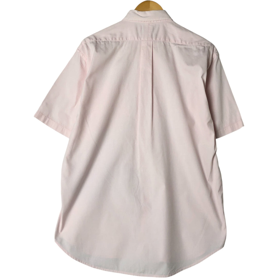 Yves Saint Laurent POUR HOMME short-sleeved button-down shirt, men's size L cotton pink type Vintage Second Hand
