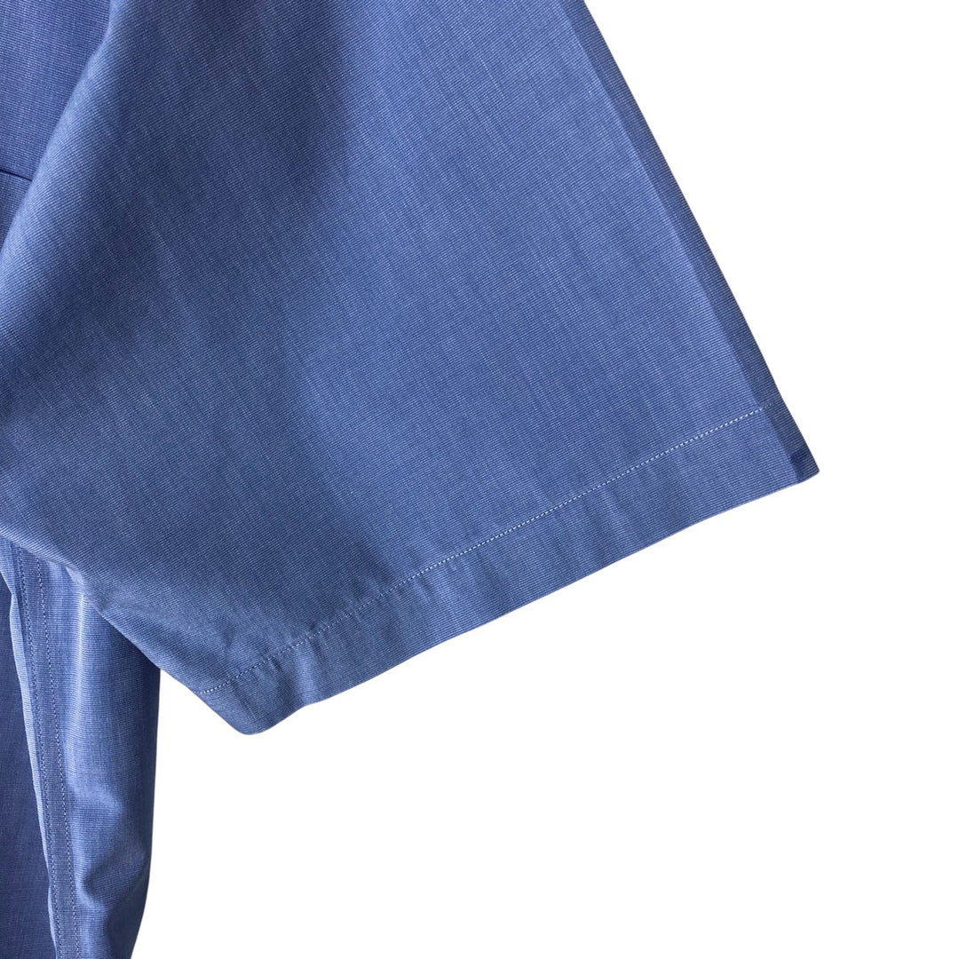 Brooks Brothers 346 short sleeve button-down shirt, men's size L cotton blue type Vintage Second Hand