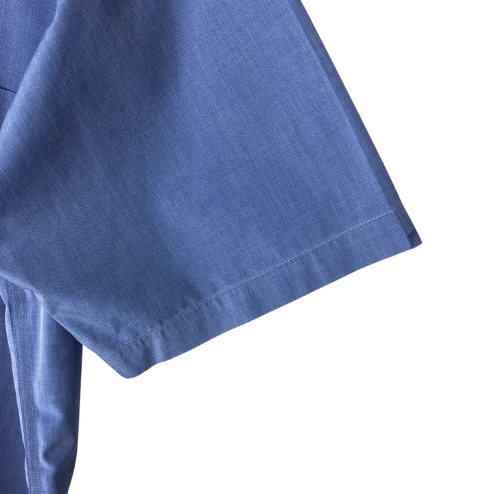 Brooks Brothers 346 short sleeve button-down shirt, men's size L cotton blue type Vintage Second Hand
