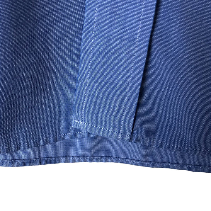 Brooks Brothers 346 short sleeve button-down shirt, men's size L cotton blue type Vintage Second Hand