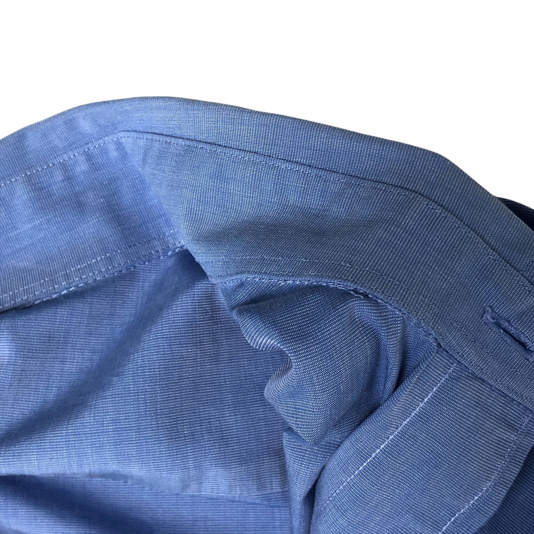 Brooks Brothers 346 short sleeve button-down shirt, men's size L cotton blue type Vintage Second Hand