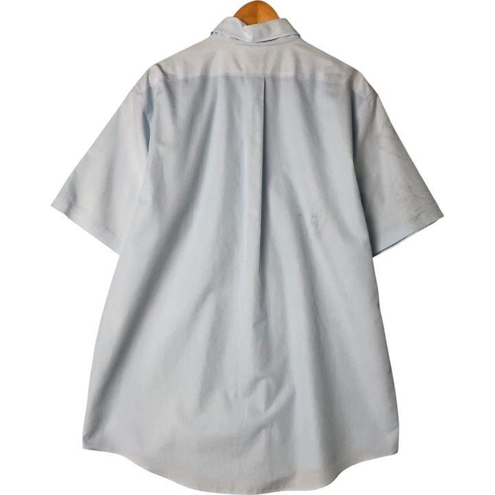 Brooks Brothers 346 short sleeve button-down shirt, men's size L cotton Blue type light blue Vintage Second Hand