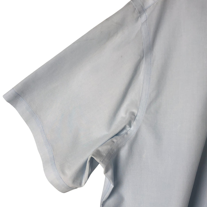 Brooks Brothers 346 short sleeve button-down shirt, men's size L cotton Blue type light blue Vintage Second Hand