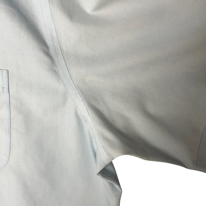 Brooks Brothers 346 short sleeve button-down shirt, men's size L cotton Blue type light blue Vintage Second Hand