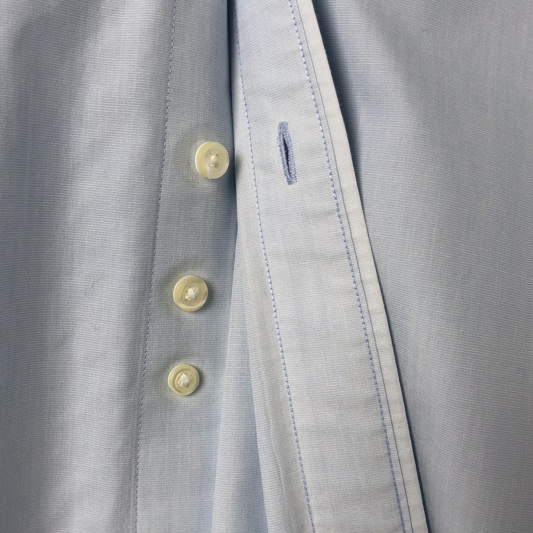 Brooks Brothers 346 short sleeve button-down shirt, men's size L cotton Blue type light blue Vintage Second Hand