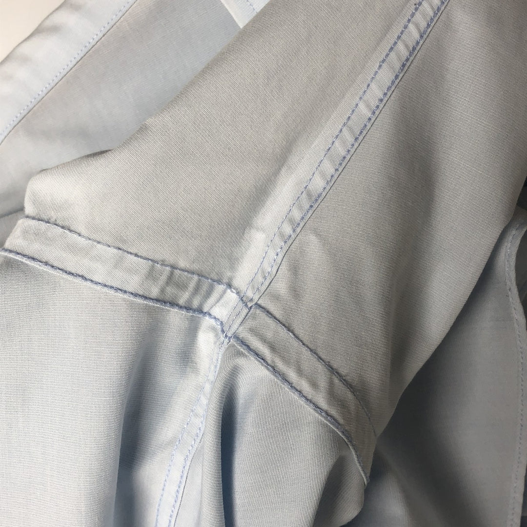 Brooks Brothers 346 short sleeve button-down shirt, men's size L cotton Blue type light blue Vintage Second Hand