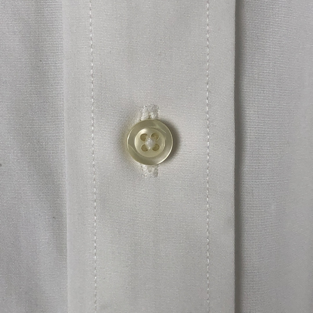 Brooks Brothers Est.1818 short sleeve button-down shirt, men's size L cotton white type Vintage Second Hand