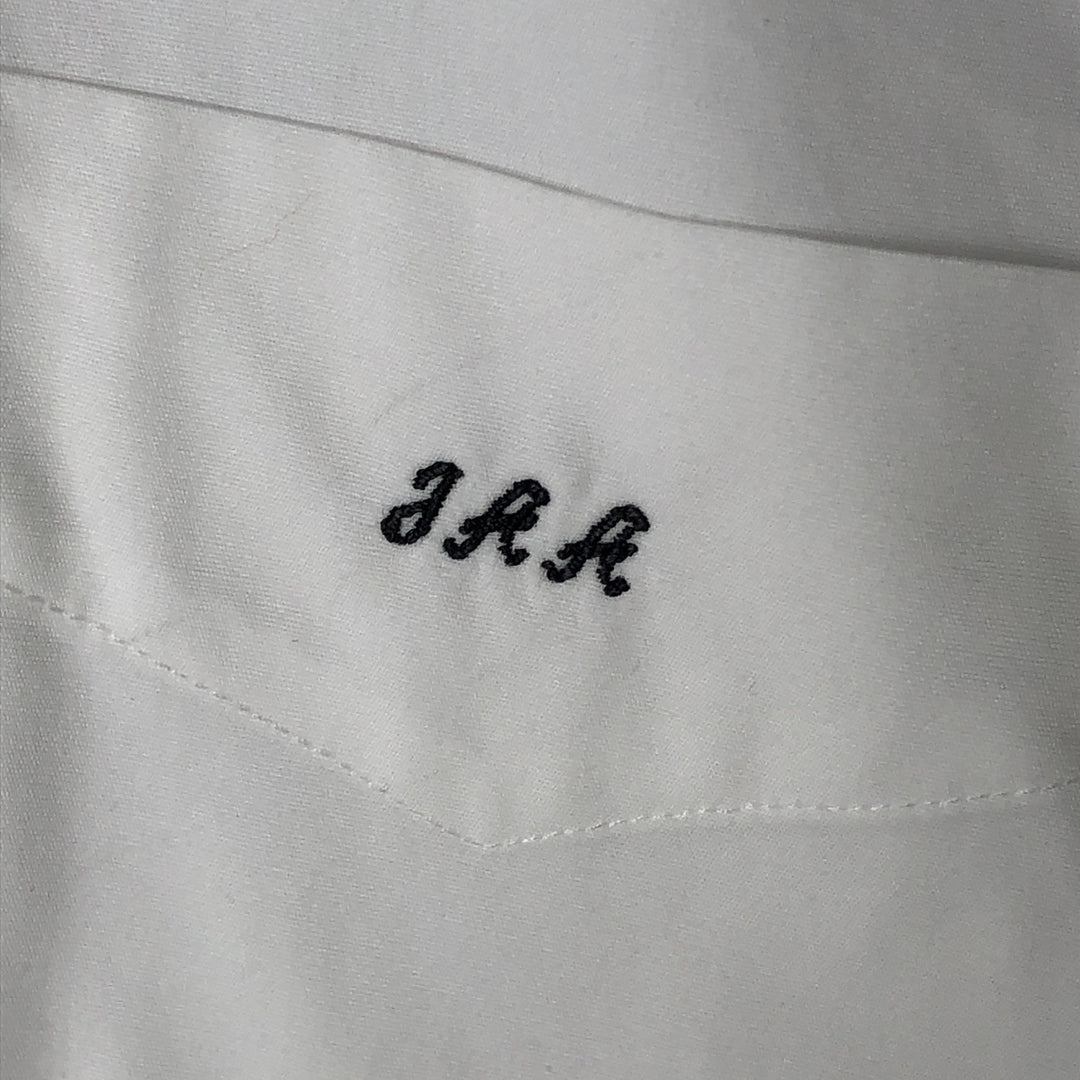 Brooks Brothers Est.1818 short sleeve button-down shirt, men's size L cotton white type Vintage Second Hand