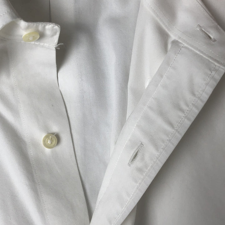 Brooks Brothers Est.1818 short sleeve button-down shirt, men's size L cotton white type Vintage Second Hand