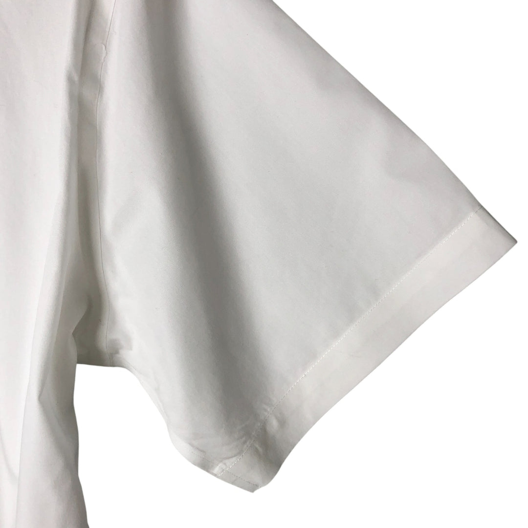Brooks Brothers Est.1818 short sleeve button-down shirt, men's size L cotton white type Vintage Second Hand