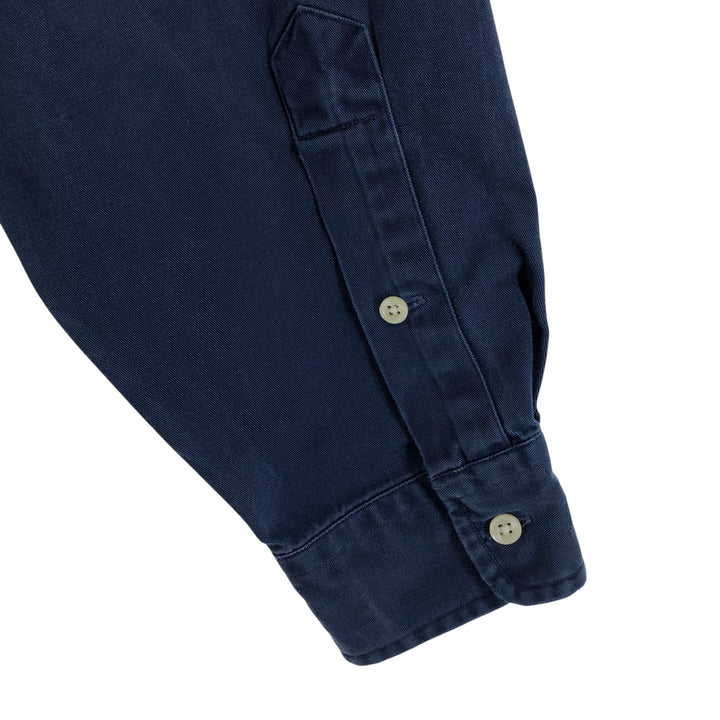 Ralph Lauren BLAKE long sleeve button down shirt, men's XL size cotton navy blue type Vintage Second Hand