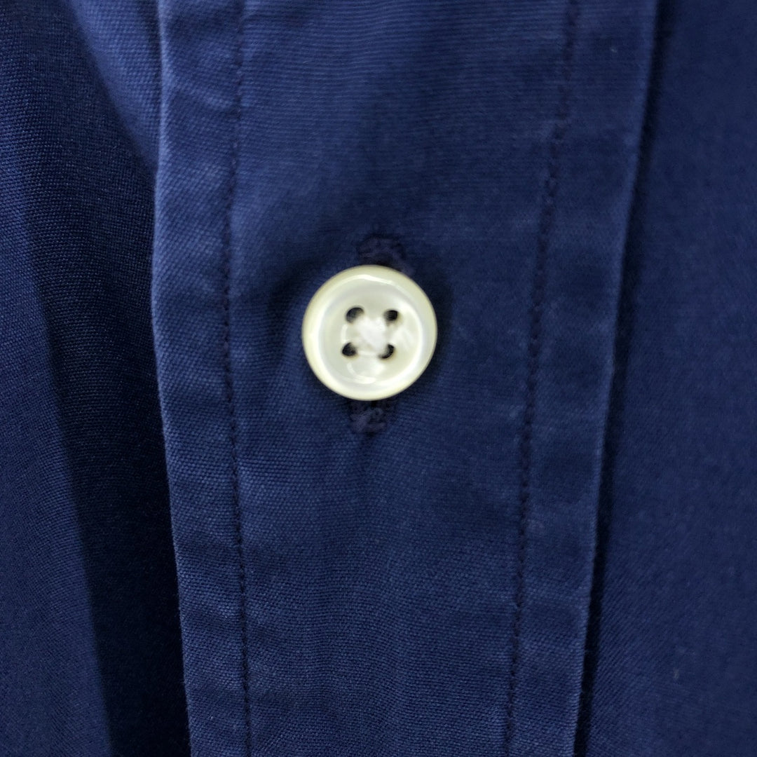 Ralph Lauren BLAKE long sleeve button down shirt, men's XL size cotton navy blue type Vintage Second Hand