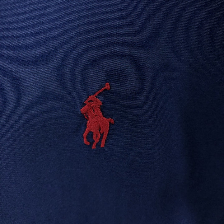 Ralph Lauren BLAKE long sleeve button down shirt, men's XL size cotton navy blue type Vintage Second Hand