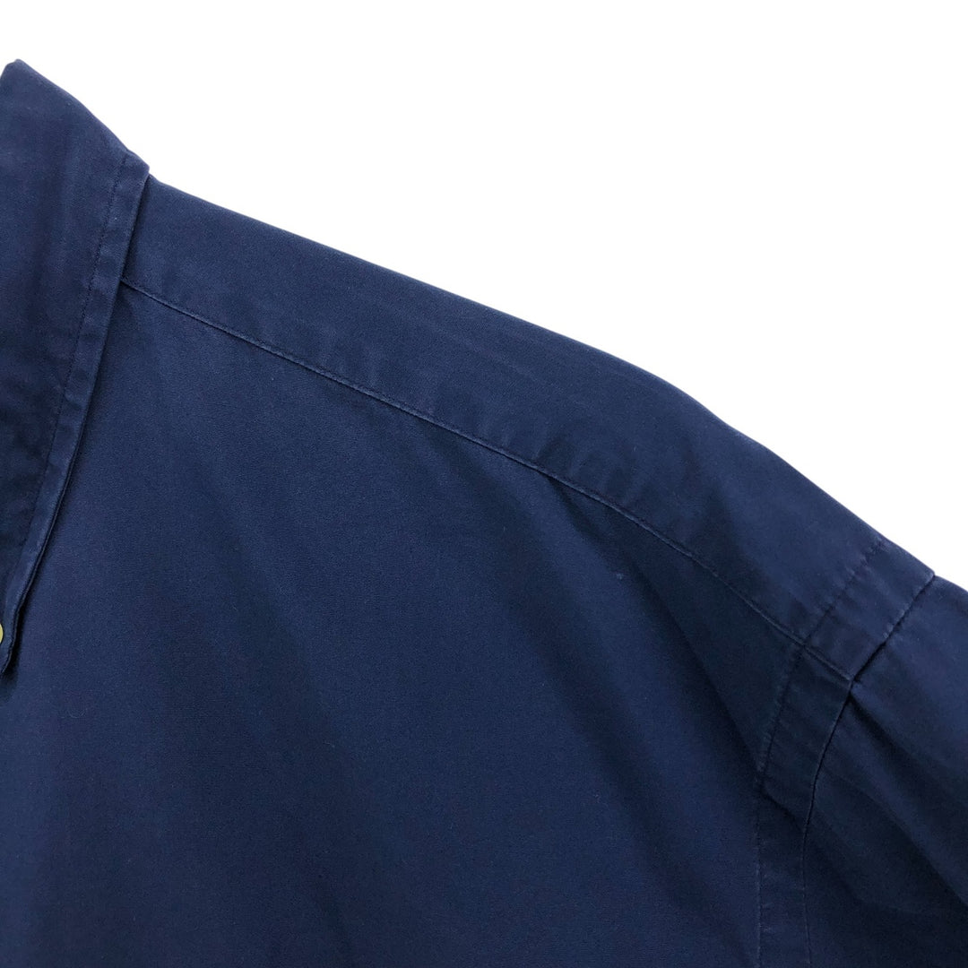 Ralph Lauren BLAKE long sleeve button down shirt, men's XL size cotton navy blue type Vintage Second Hand