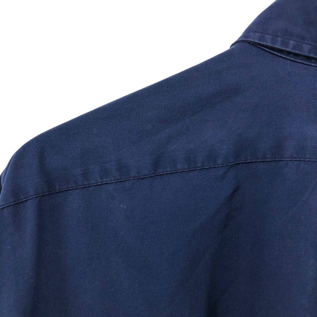 Ralph Lauren BLAKE long sleeve button down shirt, men's XL size cotton navy blue type Vintage Second Hand
