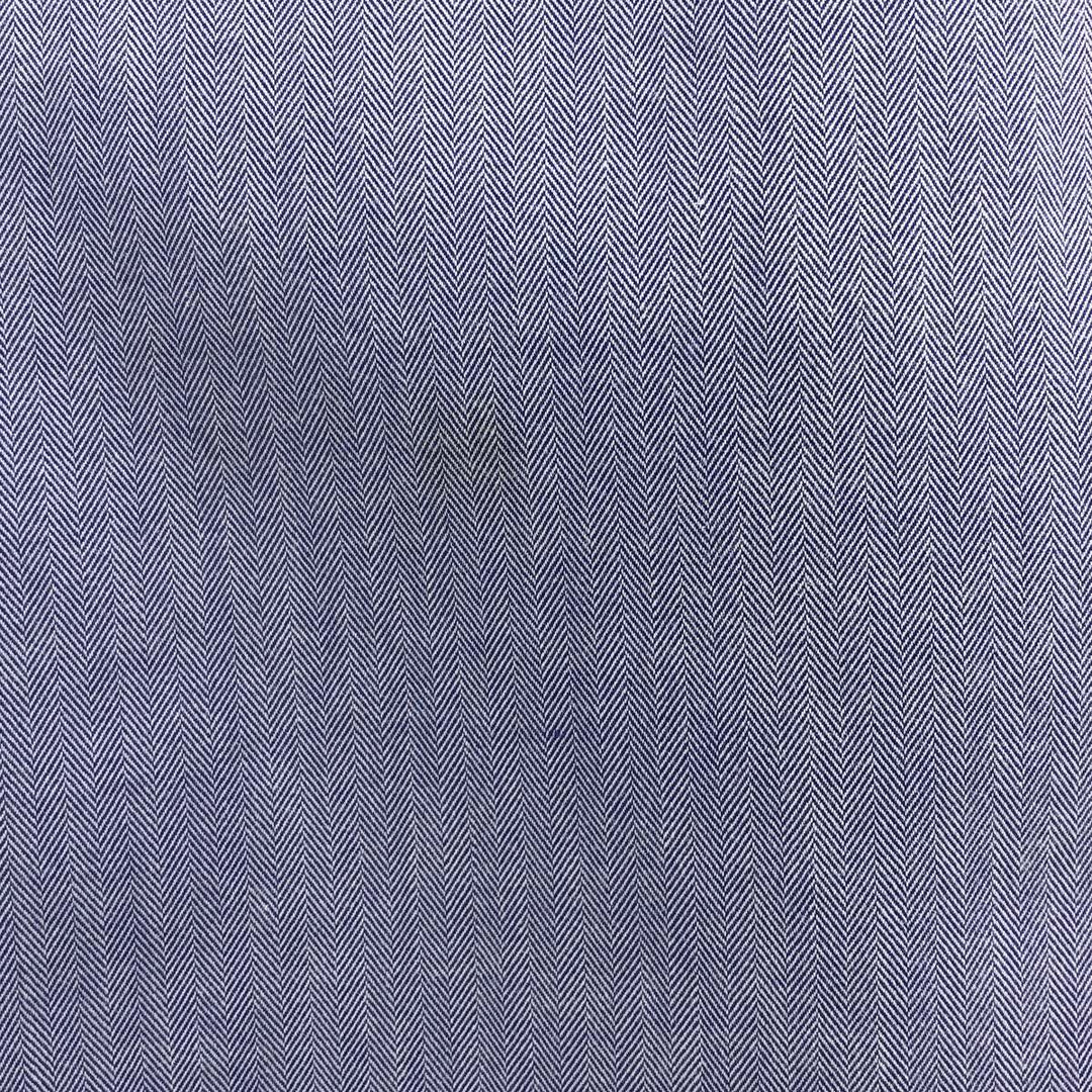Ralph Lauren YARMOUTH Herringbone Long Sleeve Button Down Shirt Men's XL cotton purple type Vintage Second Hand