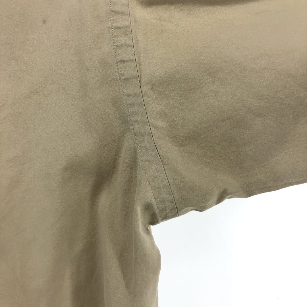 Ralph Lauren BLAKE long sleeve button down shirt, men's size M cotton Khaki type beige Vintage Second Hand