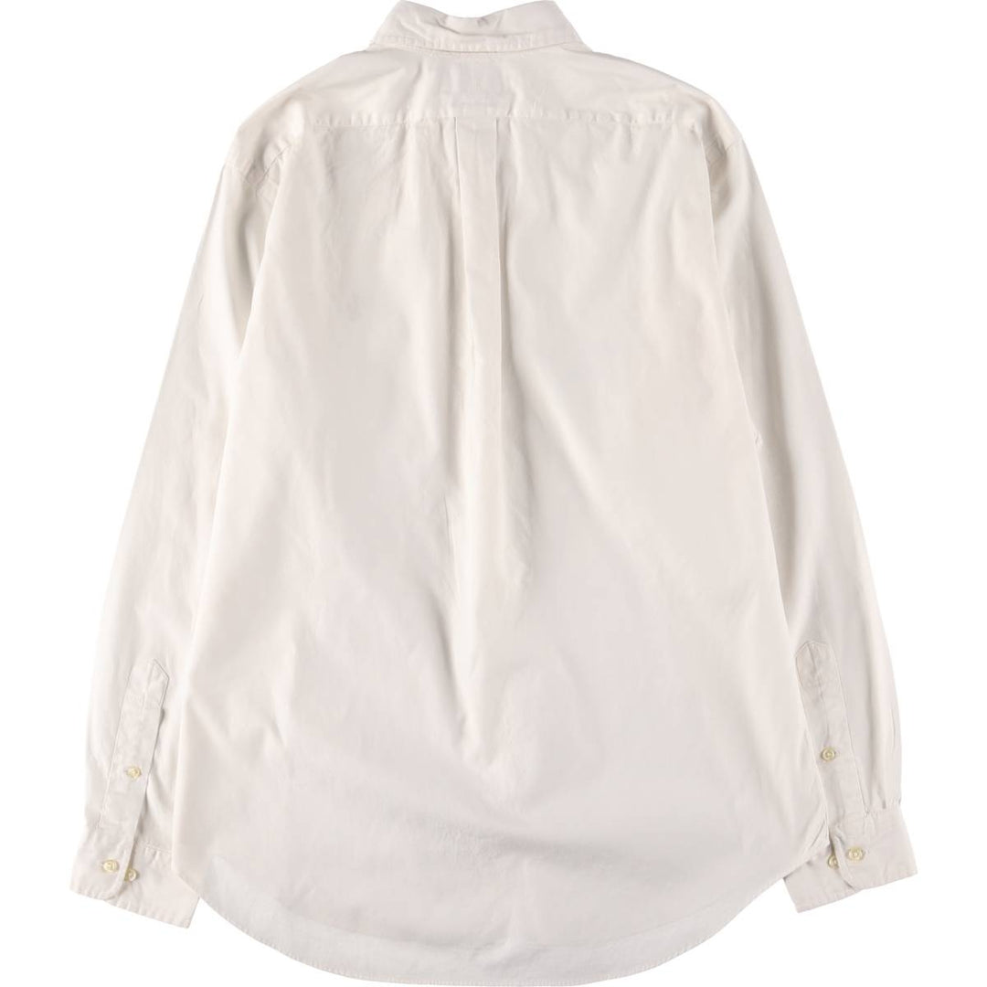 Ralph Lauren Classic Fit Long Sleeve Button Down Shirt, Men's Size L cotton white type Vintage Second Hand