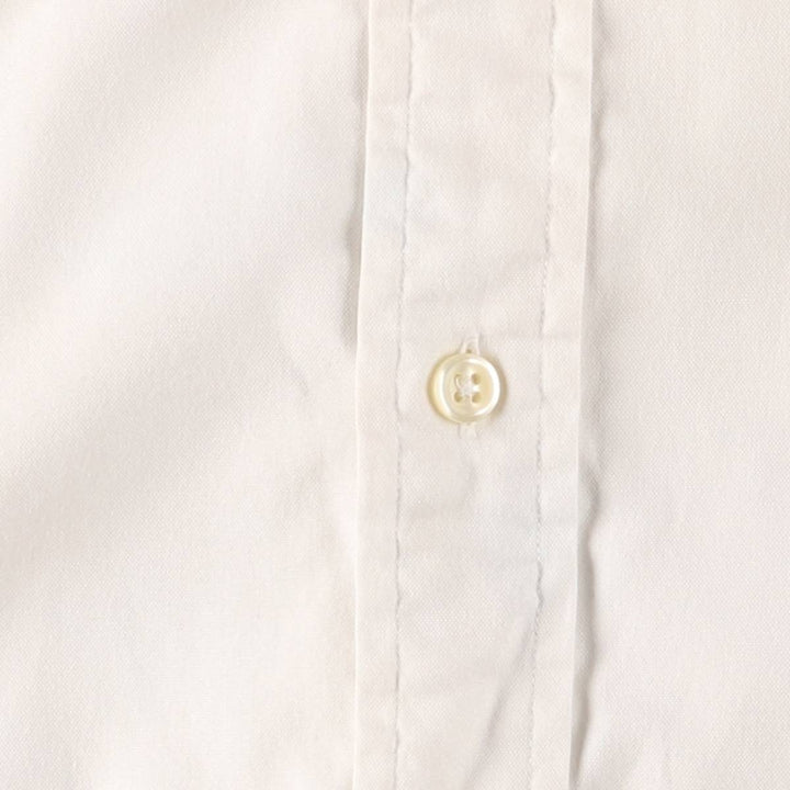 Ralph Lauren Classic Fit Long Sleeve Button Down Shirt, Men's Size L cotton white type Vintage Second Hand