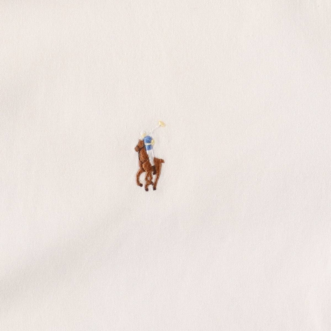 Ralph Lauren Classic Fit Long Sleeve Button Down Shirt, Men's Size L cotton white type Vintage Second Hand