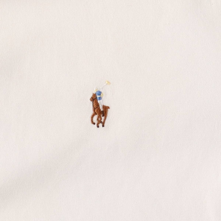 Ralph Lauren Classic Fit Long Sleeve Button Down Shirt, Men's Size L cotton white type Vintage Second Hand