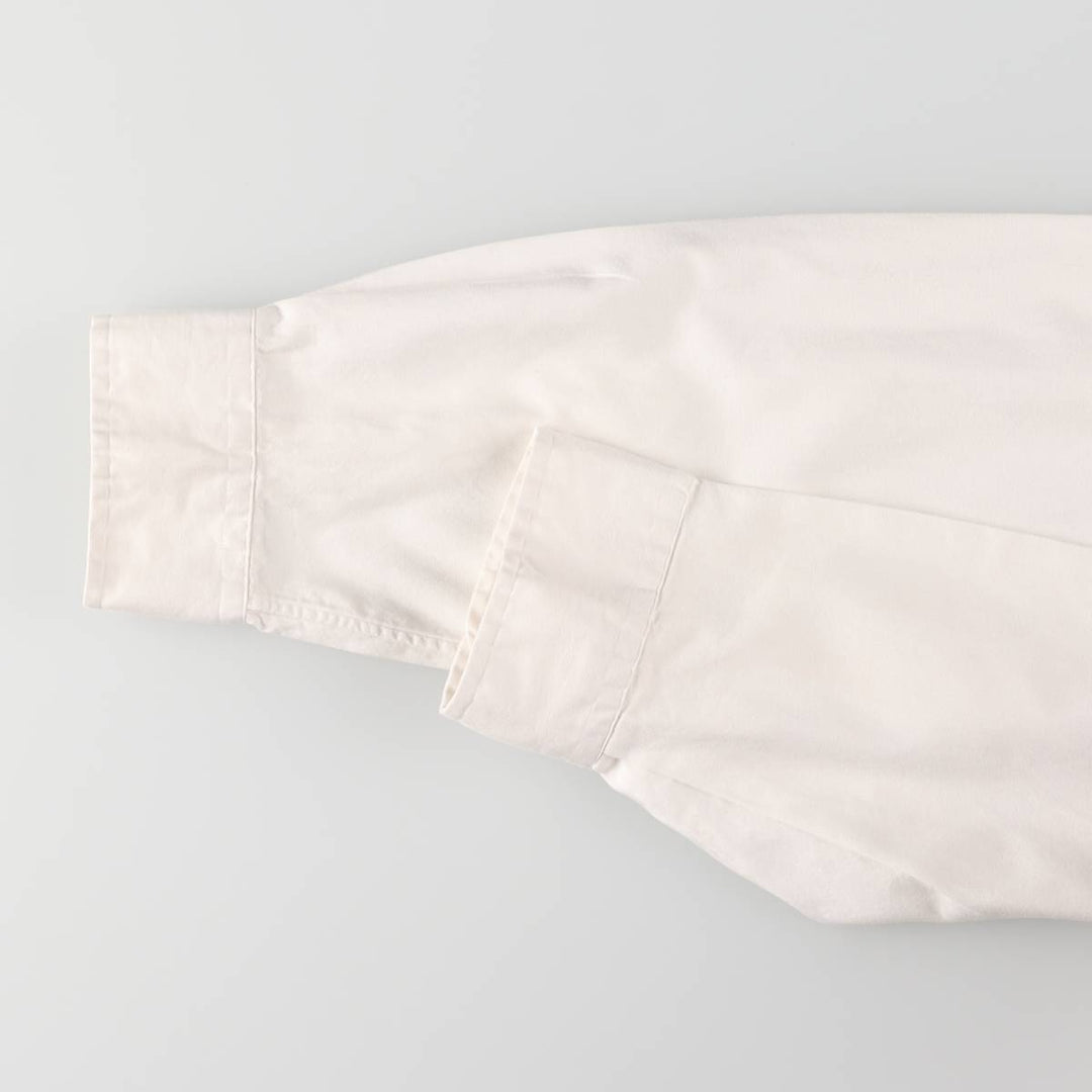 Ralph Lauren Classic Fit Long Sleeve Button Down Shirt, Men's Size L cotton white type Vintage Second Hand