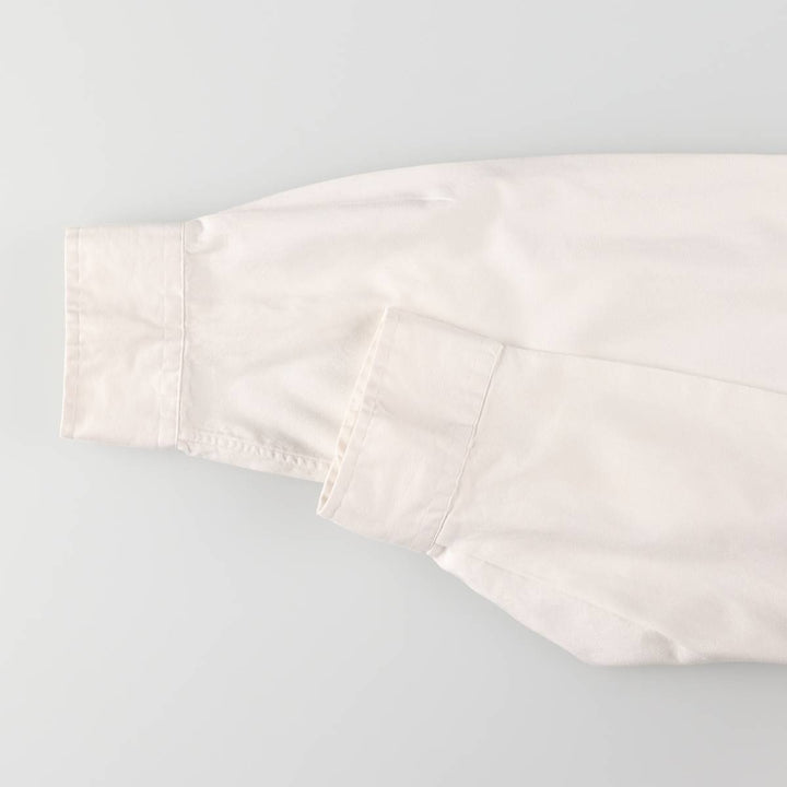 Ralph Lauren Classic Fit Long Sleeve Button Down Shirt, Men's Size L cotton white type Vintage Second Hand