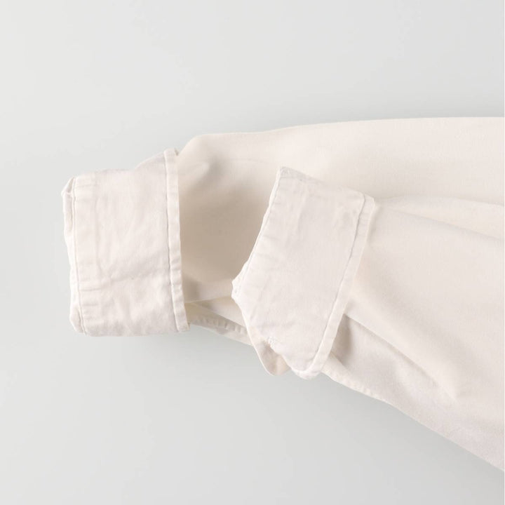 Ralph Lauren Classic Fit Long Sleeve Button Down Shirt, Men's Size L cotton white type Vintage Second Hand