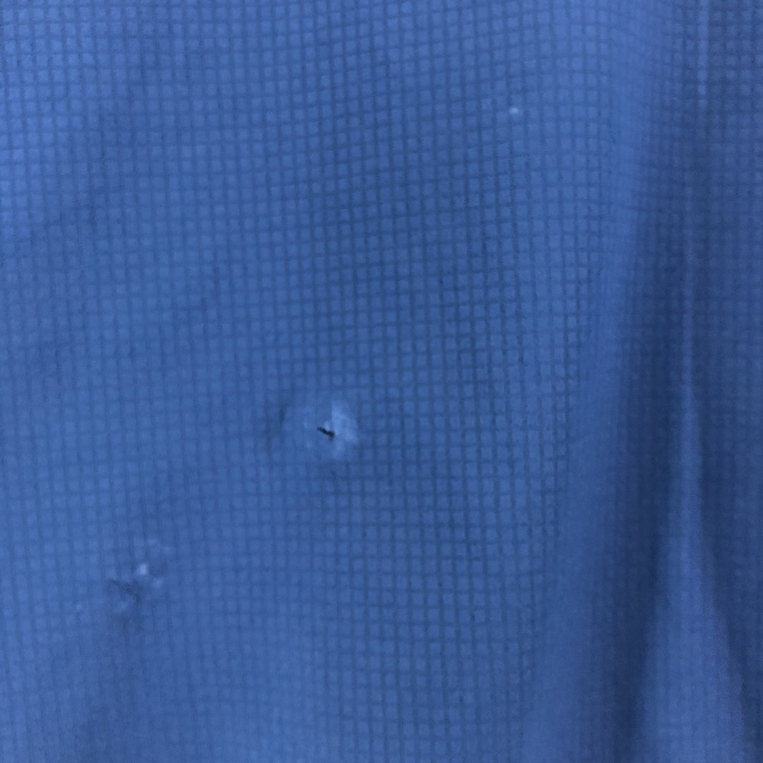 Columbia PFG OMNI-SHADE Omni-Shade Button-down Short Sleeve Fishing Shirt, Men's Size L polyester navy blue type Vintage Second Hand