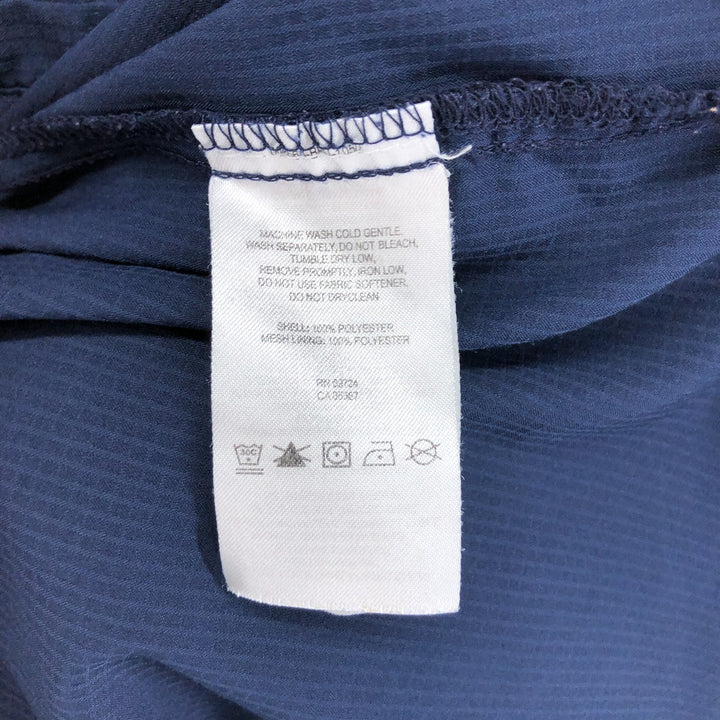 Columbia PFG OMNI-SHADE Button-down Short Sleeve Fishing Shirt, Men's Size L polyester navy blue type Vintage Second Hand