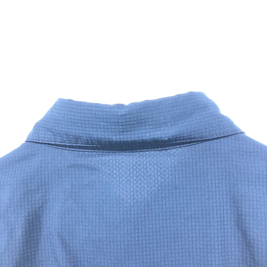 Columbia PFG OMNI-SHADE Button-down Short Sleeve Fishing Shirt, Men's Size L polyester navy blue type Vintage Second Hand