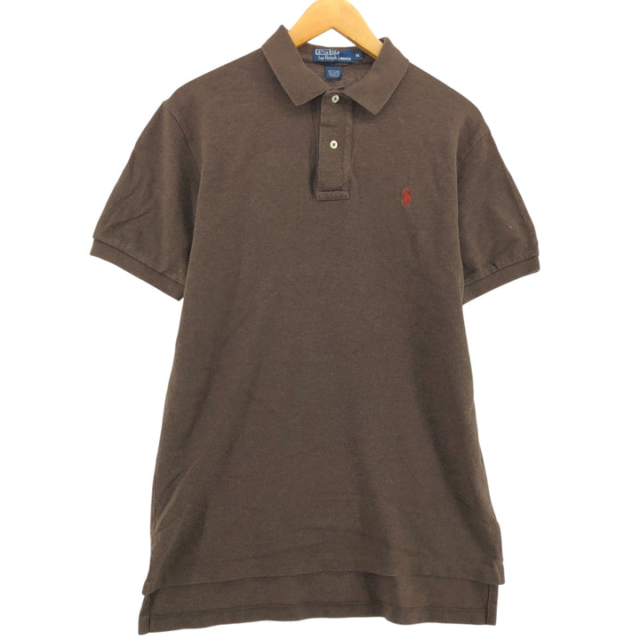 Ralph Lauren POLO by Ralph Lauren short sleeve polo shirt, men's size M cotton brown type Vintage Second Hand