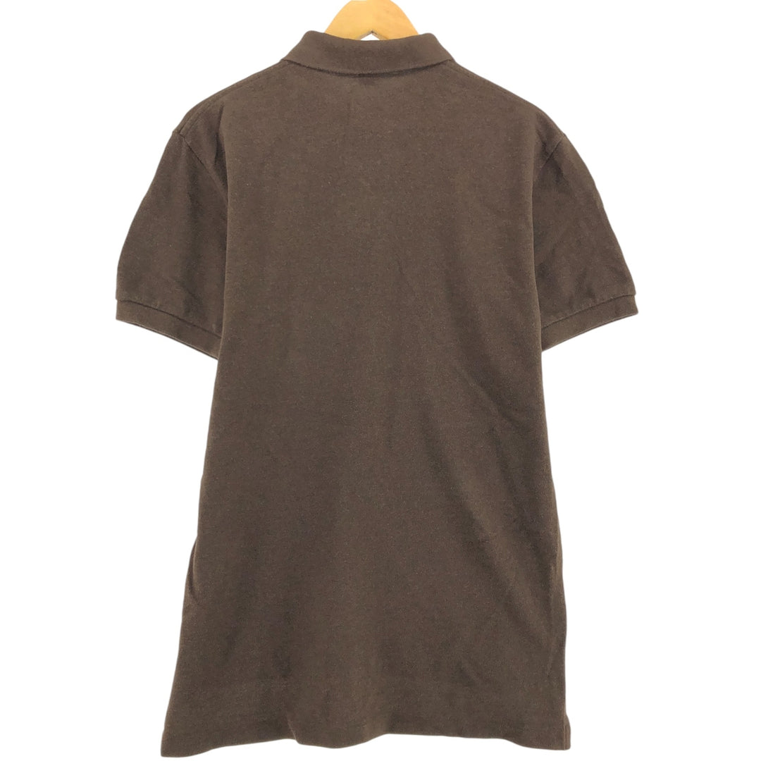 Ralph Lauren POLO by Ralph Lauren short sleeve polo shirt, men's size M cotton brown type Vintage Second Hand