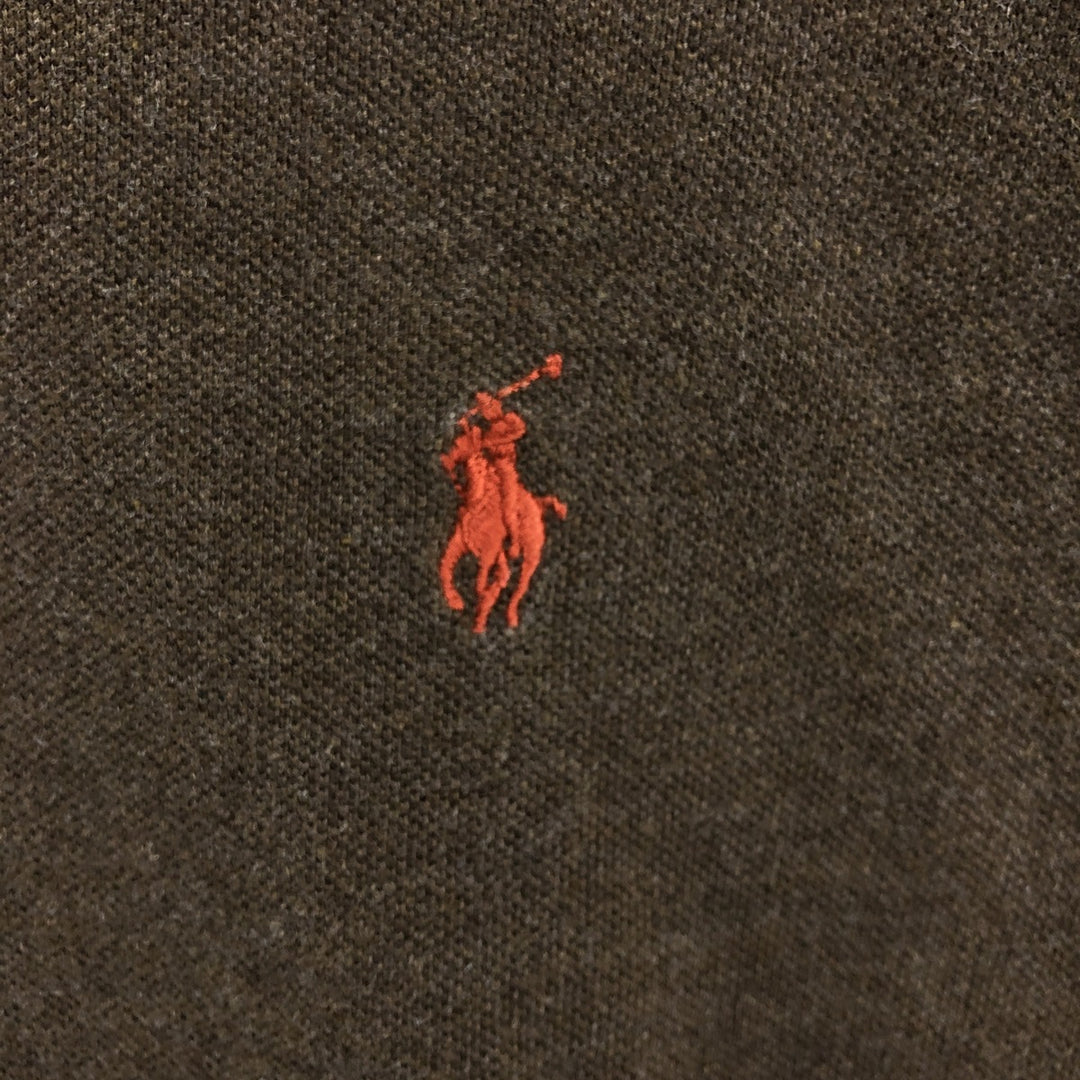Ralph Lauren POLO by Ralph Lauren short sleeve polo shirt, men's size M cotton brown type Vintage Second Hand